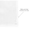 Set 4 Tovaglioli Cotone Bianchi, Tovaglioli Stoffa 42x42 cm, Fiandra, Orlo su 4 Lati, 100% Puro Cotone