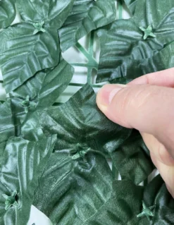 SIEPE Privacy Leaf EDERA Finta Artificiale a Foglie per Muri e Balconi Ornamentale frangivista Sempre verde