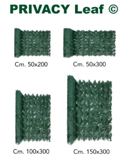 SIEPE Privacy LEAF Finta Artificiale a Foglie per Muri e Balconi Ornamentale frangivista