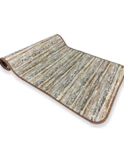 TAPPETO CUCINA gommato ANTISCIVOLO STRIPE MARRONE