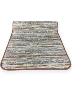 TAPPETO CUCINA gommato ANTISCIVOLO STRIPE MARRONE