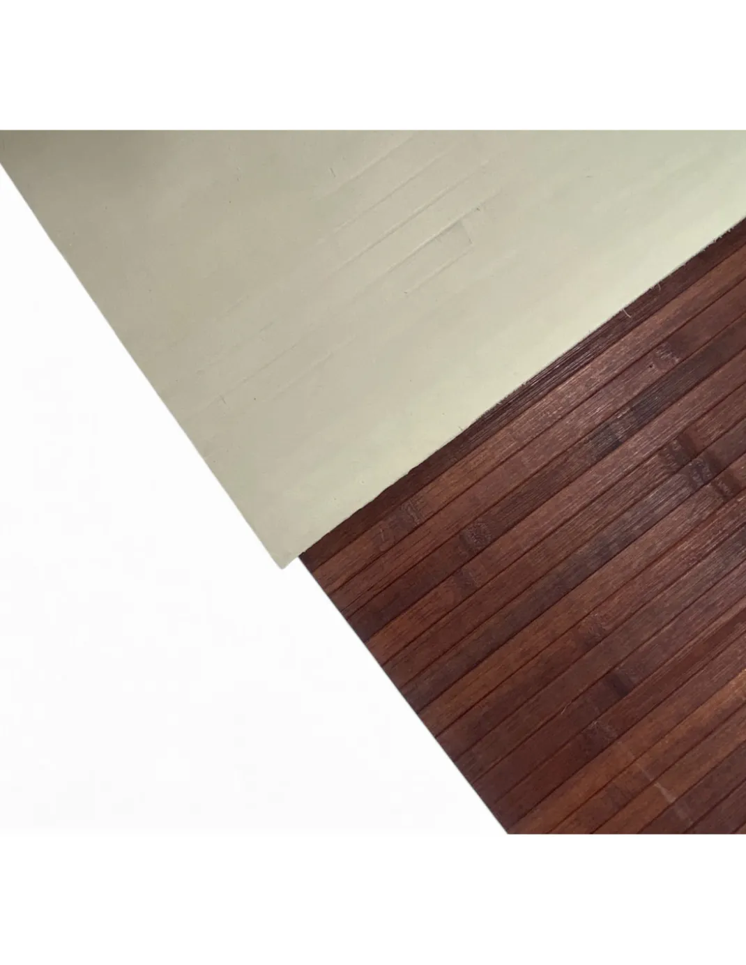 TAPPETO cucina IN LEGNO bamboo WOODY unito MARRONE