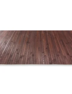 TAPPETO cucina IN LEGNO bamboo WOODY unito MARRONE