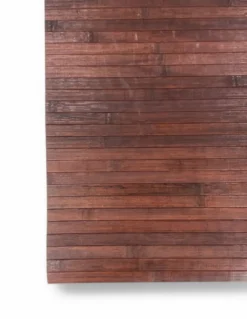 TAPPETO cucina IN LEGNO bamboo WOODY unito MARRONE