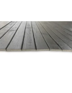 TAPPETO cucina IN LEGNO bamboo WOODY colore Grigio Scuro