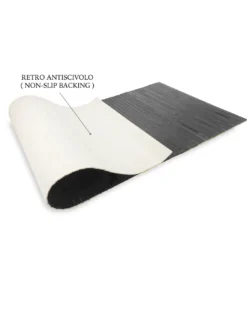 TAPPETO cucina IN LEGNO bamboo WOODY colore Grigio Scuro