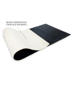 TAPPETO cucina IN LEGNO bamboo WOODY unito NERO