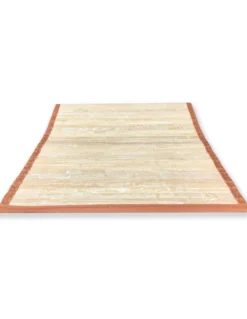 TAPPETO CUCINA IN LEGNO BAMBOO VINTAGE UNITO BEIGE