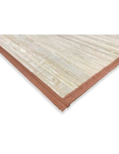 TAPPETO CUCINA IN LEGNO BAMBOO VINTAGE UNITO BEIGE