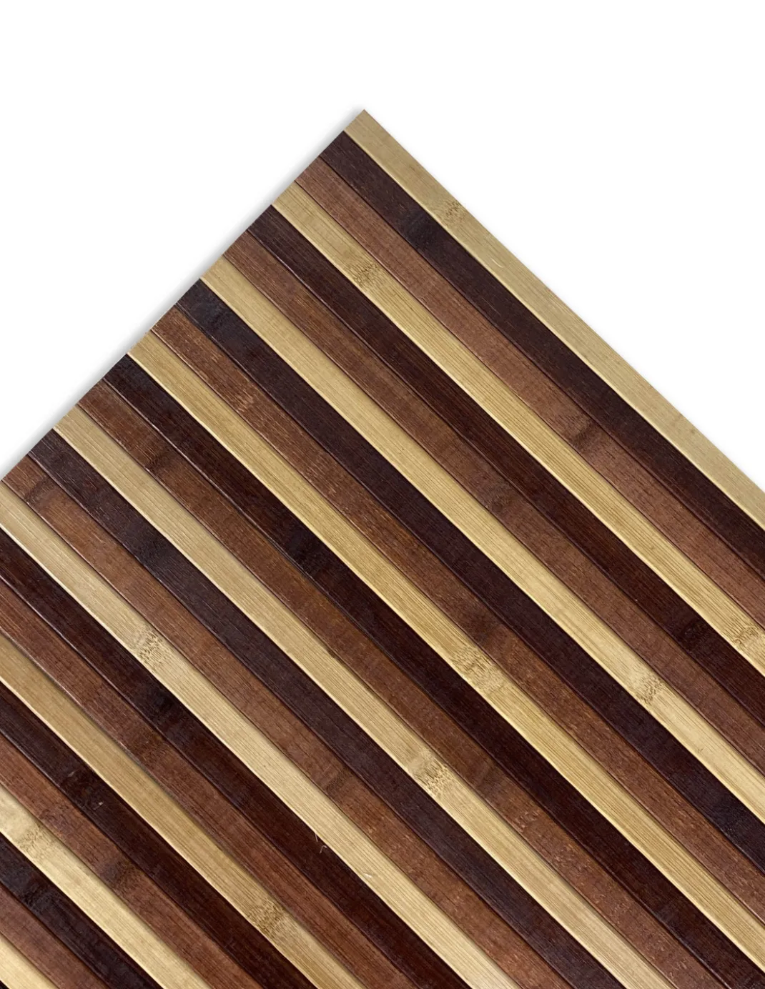 TAPPETO cucina WOODY IN legno BAMBOO MARRONE SFUMATO tutte le misure