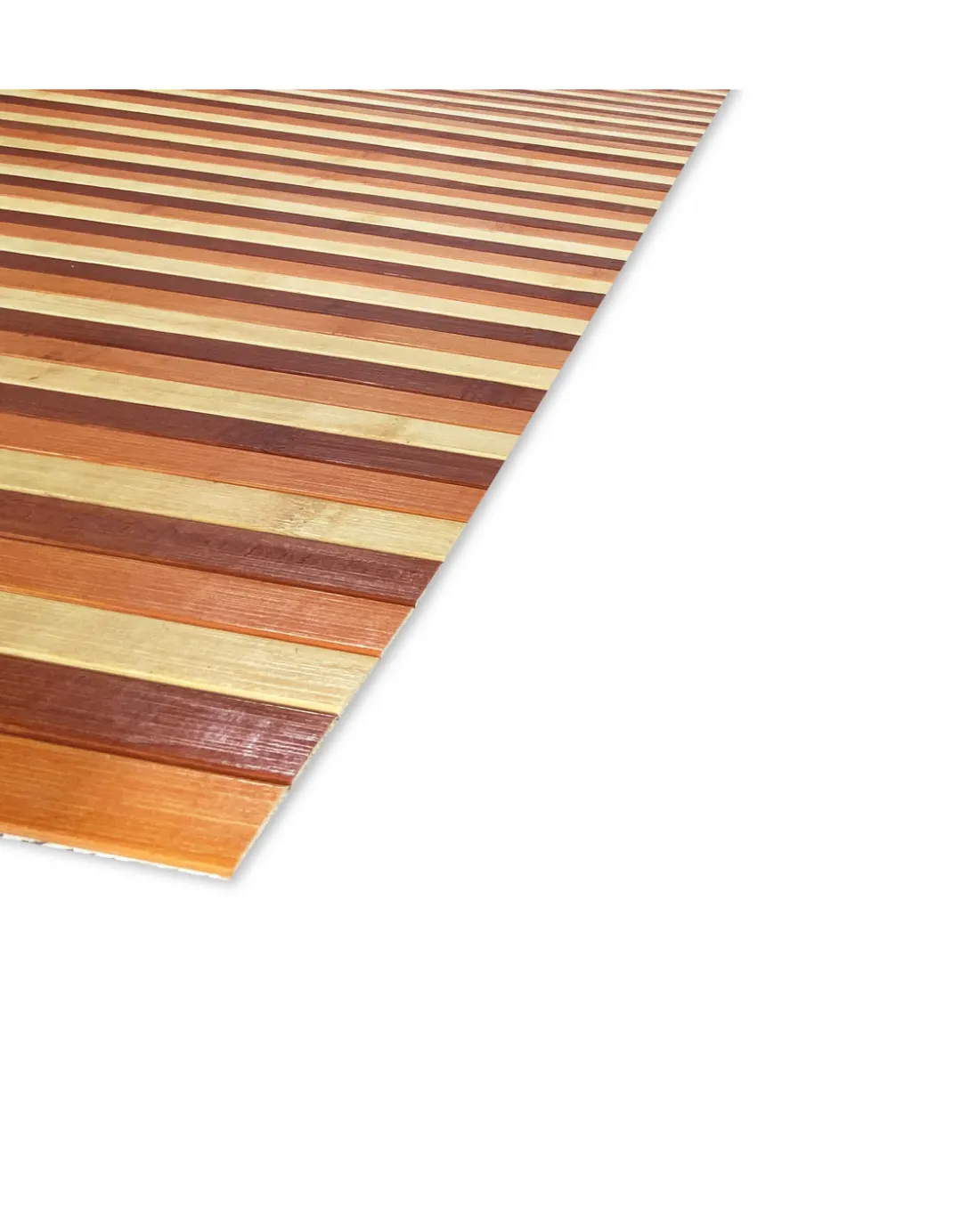 TAPPETO cucina WOODY © IN legno BAMBOO ARANCIO SFUMATO tutte le misure