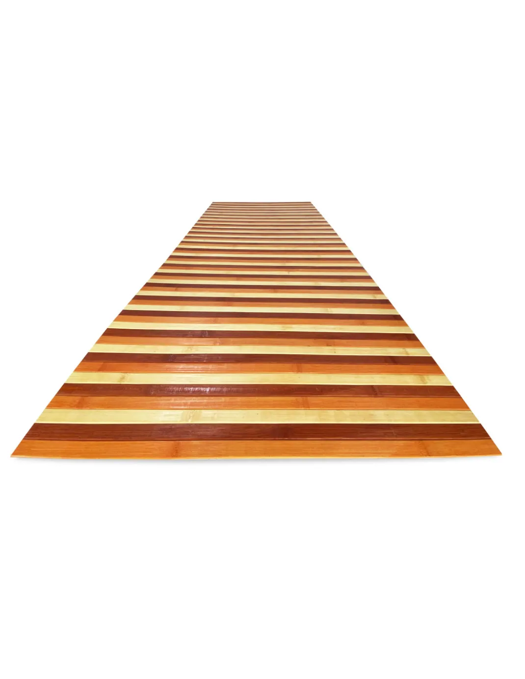 TAPPETO cucina WOODY © IN legno BAMBOO ARANCIO SFUMATO tutte le misure