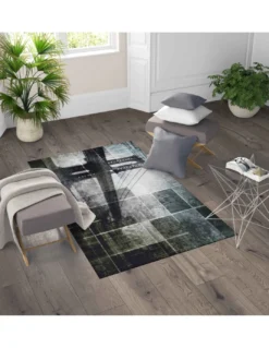 TAPPETO FANTASY HD moderno camera e salotto PONTE di BROOKLYN grigio
