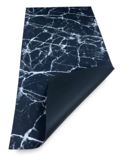 TAPPETO Runner da CUCINA Passatoia Antiscivolo Effetto MARMO made in Italy