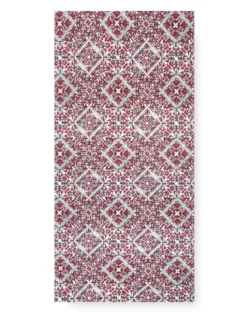 TAPPETO Runner da CUCINA Passatoia Antiscivolo MAIOLICA ROSSO made in Italy