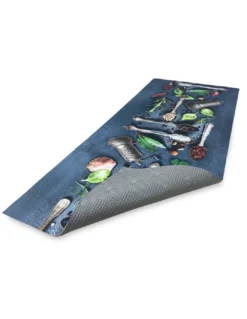 TAPPETO Runner da CUCINA Passatoia Antiscivolo CUCCHIAI e SPEZIE made in Italy