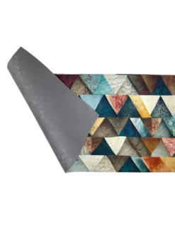 TAPPETO Runner da CUCINA Passatoia Antiscivolo ASTRATTO Made in Italy