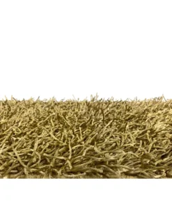 Tappeto Shaggy Beige Moderno - Pelo Lungo 6 cm - Antiscivolo, 12 Misure - Annodato a Mano, Elegante e Morbido