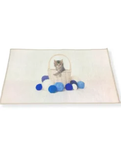 TAPPETO STAMPA DIGITALE EFFETTO SETA GATTO GATTI