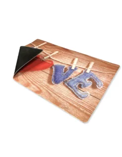 TAPPETO ZERBINO DIGITAL CM.40X60 LOVE LETTERE APPESE