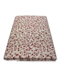 TELO ARREDO copritutto GRAN FOULARD copriletto COPRIDIVANO tessuto DORY ARABESCO ROSSO