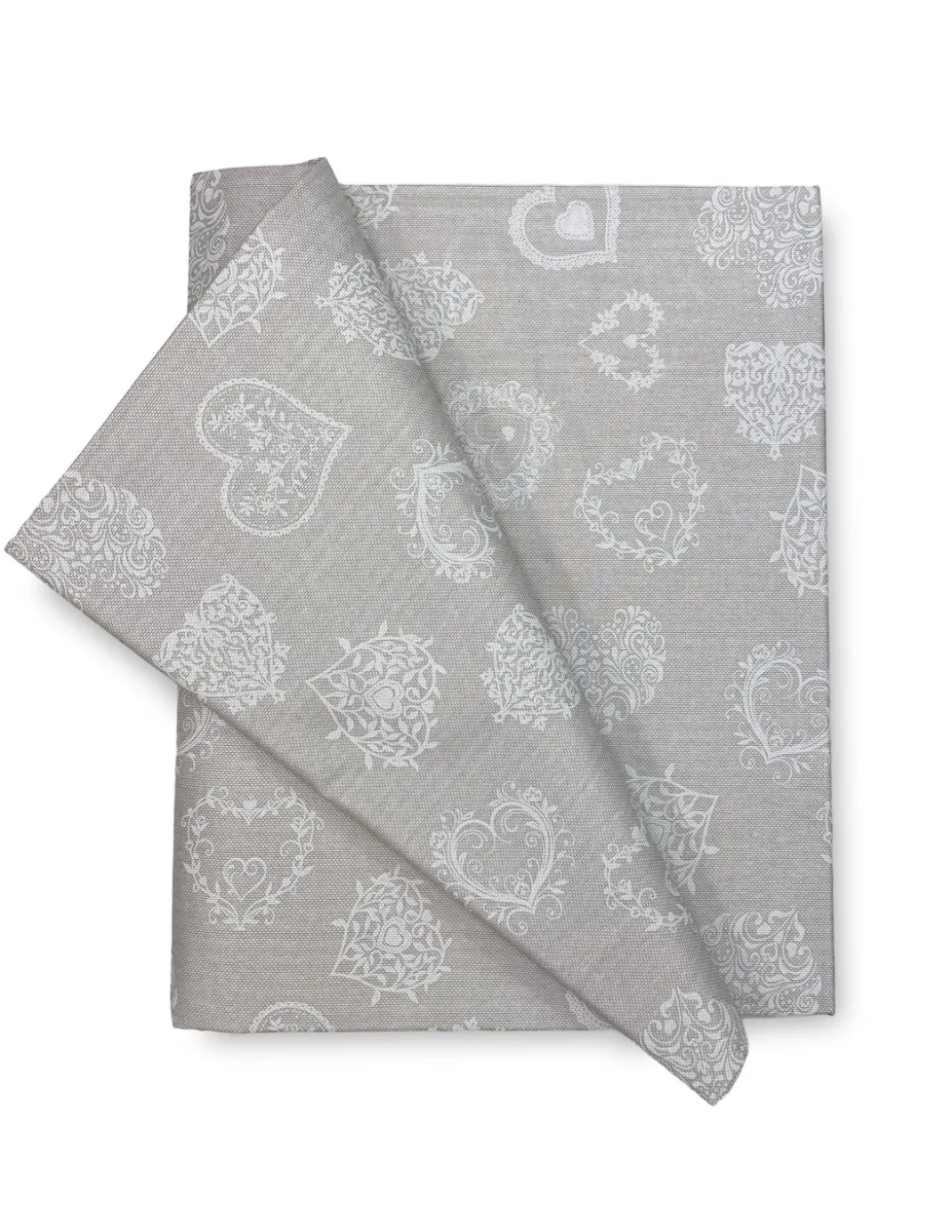 TELO Arredo COPRITUTTO Gran Foulard COPRILETTO Copridivano TESSUTO CUORE Bianco