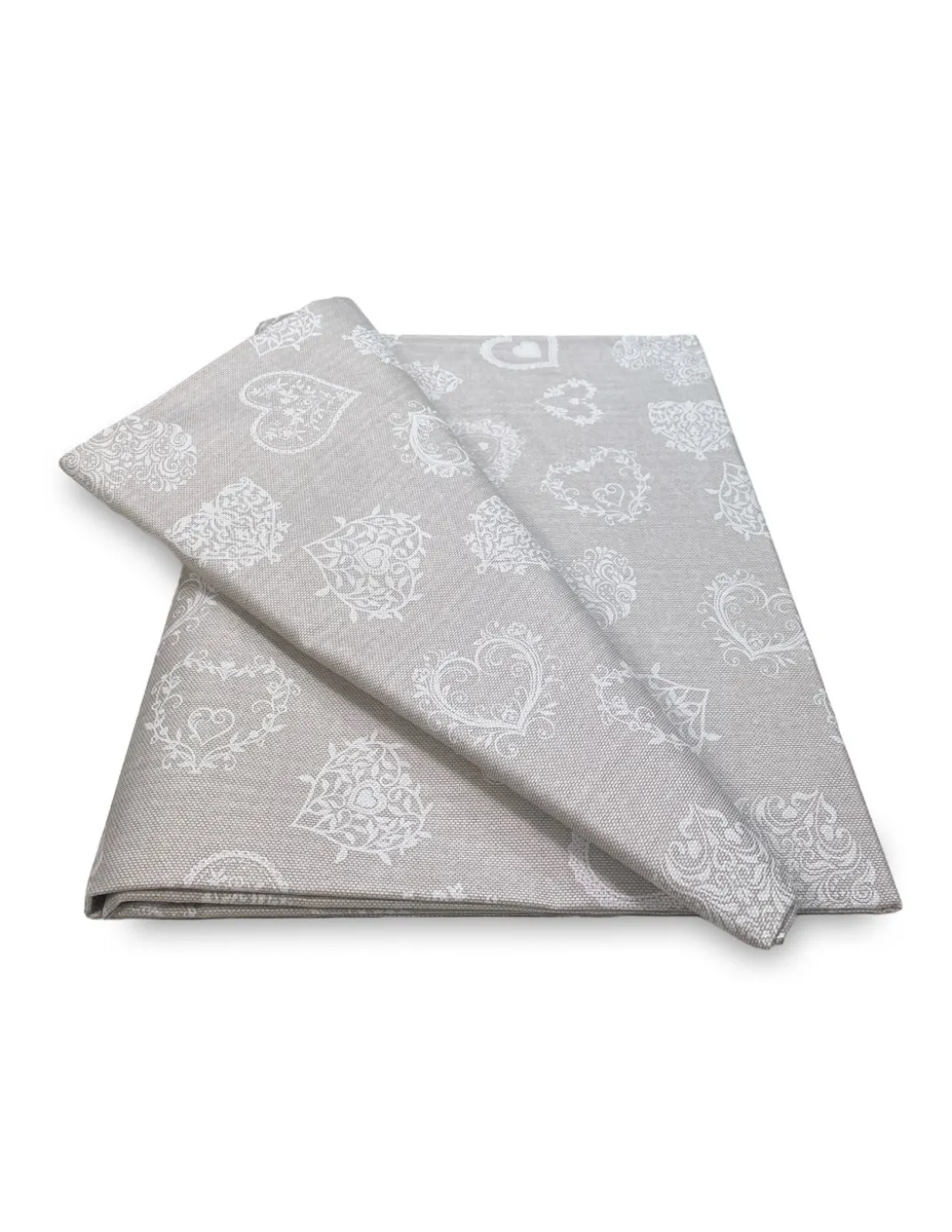 TELO Arredo COPRITUTTO Gran Foulard COPRILETTO Copridivano TESSUTO CUORE Bianco