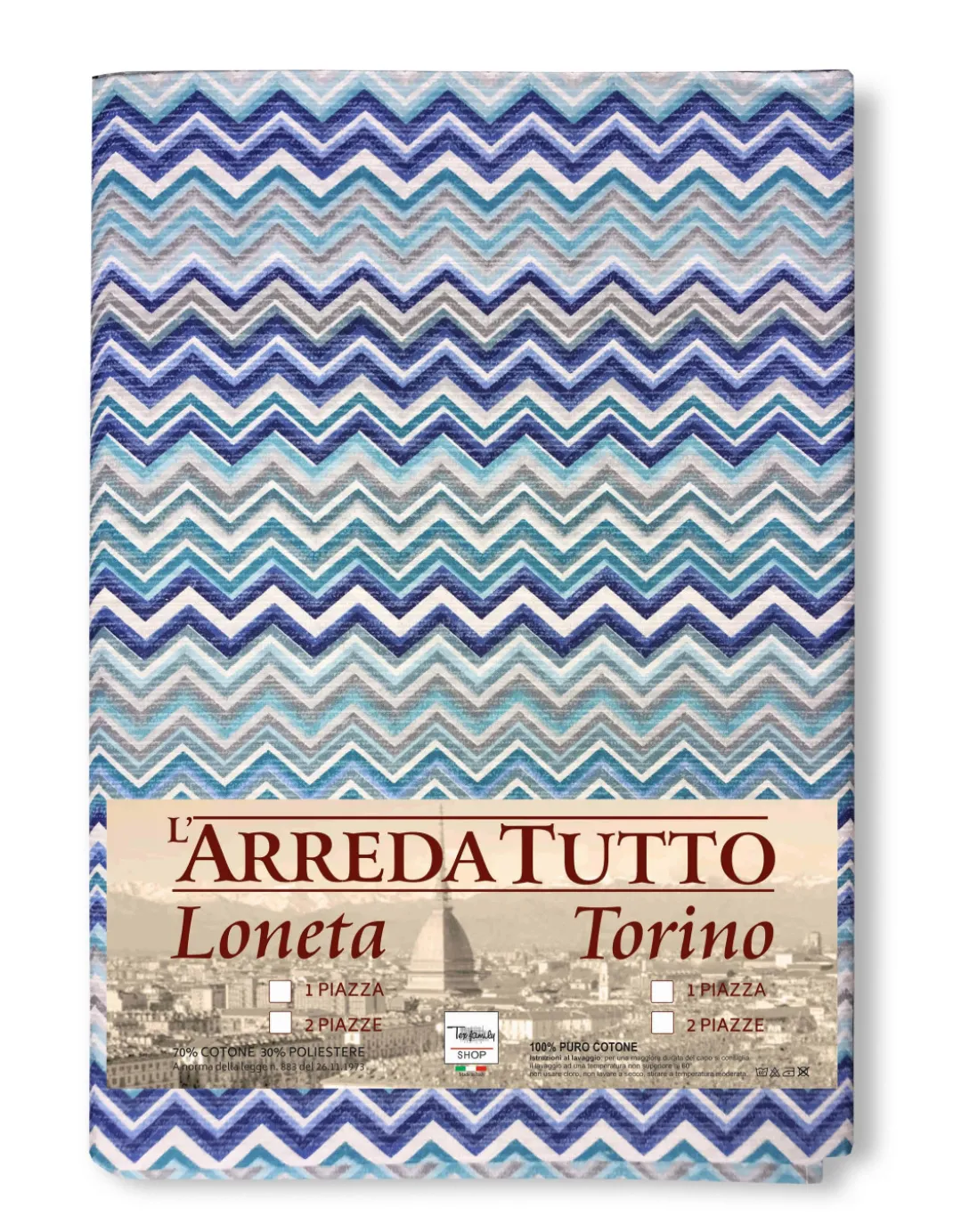 TELO ARREDO Copritutto GRAN FOULARD Copriletto COPRIDIVANO Tessuto BEATRICE BLU