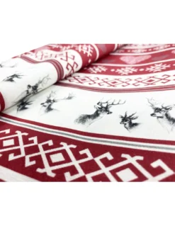 TELO ARREDO copritutto GRAN FOULARD COPRILETTO copridivano CERVINO ROSSO bordeaux