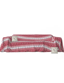 TELO ARREDO copritutto GRAN FOULARD COPRILETTO copridivano CERVINO ROSSO