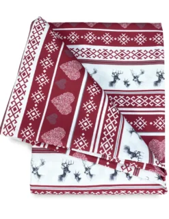 TELO ARREDO copritutto GRAN FOULARD COPRILETTO copridivano CERVINO ROSSO