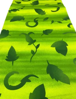 TELO ARREDO copritutto GRAN FOULARD copriletto COPRIDIVANO tessuto FOGLIA VERDE