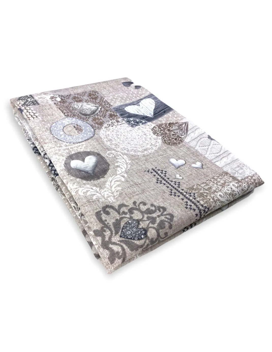 TELO ARREDO copritutto GRAN FOULARD COPRILETTO copridivano Tirolese SHABBY BEIGE