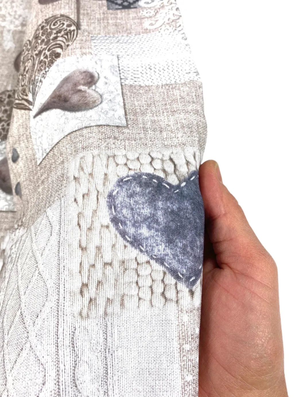 TELO ARREDO copritutto GRAN FOULARD COPRILETTO copridivano Tirolese SHABBY BEIGE