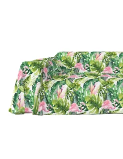TELO ARREDO copritutto GRAN FOULARD COPRILETTO copridivano fenicottero FLAMINGO fenicotteri