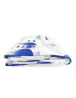 TELO ARREDO copritutto GRAN FOULARD COPRILETTO copridivano SANTORINI blu