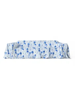 TELO ARREDO copritutto GRAN FOULARD COPRILETTO copridivano SANTORINI blu