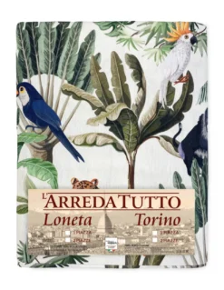TELO ARREDO copritutto GRAN FOULARD COPRILETTO copridivano GIUNGLA