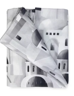 TELO ARREDO copritutto GRAN FOULARD COPRILETTO copridivano SANTORINI grigio