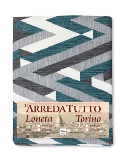 TELO ARREDO copritutto GRAN FOULARD COPRILETTO copridivano TESSUTO LONETA Square verde