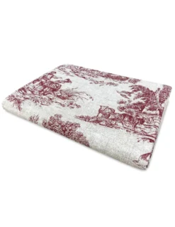 TELO ARREDO copritutto GRAN FOULARD COPRILETTO copridivano TESSUTO LONETA Toiles de Jouy