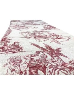 TELO ARREDO copritutto GRAN FOULARD COPRILETTO copridivano TESSUTO LONETA Toiles de Jouy