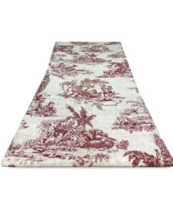 TELO ARREDO copritutto GRAN FOULARD COPRILETTO copridivano TESSUTO LONETA Toiles de Jouy