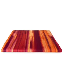 TELO ARREDO copritutto GRAN FOULARD copriletto COPRIDIVANO tessuto RIO ARANCIO
