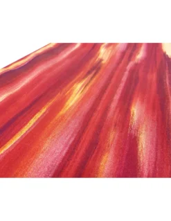 TELO ARREDO copritutto GRAN FOULARD copriletto COPRIDIVANO tessuto RIO ARANCIO