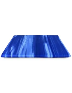 TELO ARREDO COPRITUTTO GRAN FOULARD COPRILETTO COPRIDIVANO TESSUTO RIO BLU