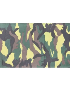 TELO ARREDO COPRITUTTO GRAN FOULARD COPRILETTO COPRIDIVANO TESSUTO LONETA MIMETICO VERDE