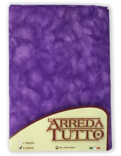 TELO ARREDO COPRITUTTO GRAN FOULARD COPRILETTO COPRIDIVANO TESSUTO UNITO VIOLA LILLA
