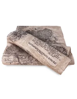 TELO ARREDO copritutto GRAN FOULARD copriletto COPRIDIVANO tessuto LONETA MONDO MARRONE
