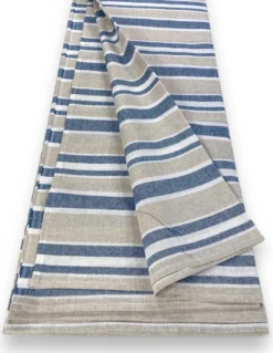 TELO ARREDO Copritutto GRAN FOULARD Copriletto COPRIDIVANO Tessuto DORY RIGA BLU